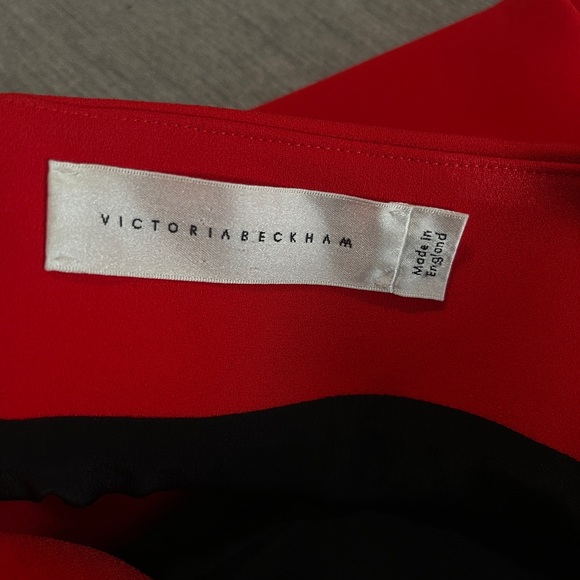 VICTORIA BECKHAM Matte Crepe Curve Cami Fitted Dress UK12 /US8 - Picture 6 of 10